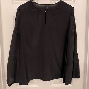 J. Crew Black Blouse Size 14